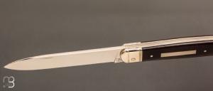   Couteau " Canif de luxe " par Adrien Vautrin - Bois de fer et 14c28N