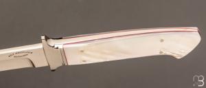   Couteau  "  Chute Knife intégral " par Dietmar F. Kressler - Nacre