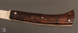 Couteau " Coupe-Coupe ” par Laguiole en Aubrac - Loupe de bois de fer