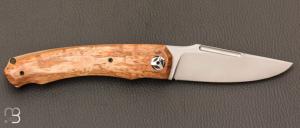   Couteau  "  P'ti Darno  " custom de Philippe Ricard - Bouleau et N690