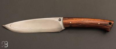  Couteau Droit "plate semelle" par Jean Paul SIRE - Bois de fer et C130