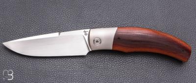    Couteau " Front-flipper " par Stephen Taillandier - Micarta et RWL34