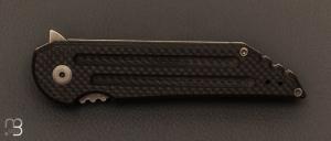  Couteau " Kwaiback UHEP " par Jake Hoback - Fibre de carbone et CPM 20CV