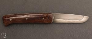 Couteau  " Kwark " pliant de Michel Grini - Micarta et lame en XC100