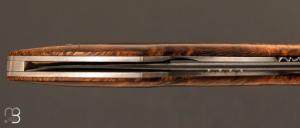  Couteau " L'Oegopsyde " fait main par Laraud Blade  - Bois de fer et VG10 Suminagashi