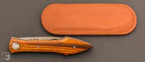   Couteau " L'Oegopsyde " fait main par Laraud Blade  - Cocobolo et 14C28