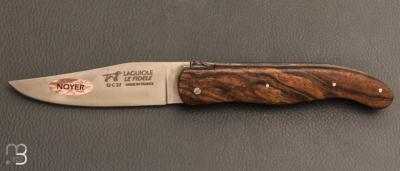 Couteau " Laguiole Chasse " par Le Fidèle - Noyer et 12C27