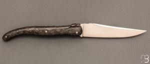    Couteau " Laguiole Dark Vador 13 CM " de Jérôme Lamic - Fatcarbon® et 14C28N