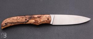 Couteau " Le Brière " par Lames de l'Ouest - Hêtre échauffé