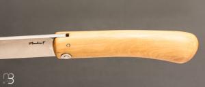   Couteau de poche Le Dodu Buis par Frédéric Maschio - Lame inoxydable