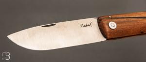    Couteau de poche Le Dodu Hêtre échauffé par Frédéric Maschio - Lame inoxydable