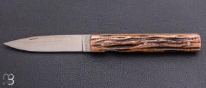   Couteau " Le Fran�ais " s�rie limit�e os cerf� par Perceval - N�01/09
