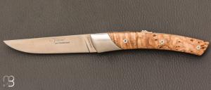 Couteau Le Thiers Mi-Jo en frne stabilis par Chambriard - Pice unique