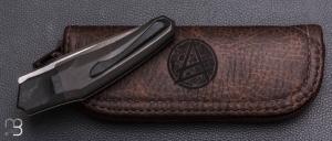 Couteau " custom Liner-lock " de Berthelemy Gabriel - La Forge Agab - Zirconium et D2