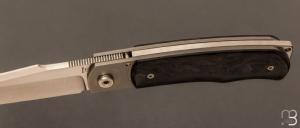   Couteau " New Hardy " custom par Rémi Lavialle - RWL34 et Fibre de carbone