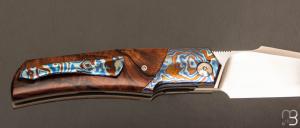  Couteau "Lultrafort" custom par Rémi Lavialle - RWL34 et bois de fer d'Arizona