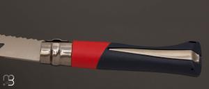   Couteau Opinel N°09 Océan rouge - Lame inox semi-crantée