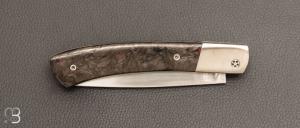  Couteau "Pastellier" par Thomas Fronteau - Fibre de carbone et lame en RWL34