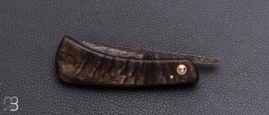   Couteau "Piémontais" custom par Sourire Duville - Corne de chèvre et San-Maï