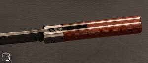 Couteau " Le Pointu " de Garaboux Jean Philippe - Les couteaux de Pi - Micarta et lame en XC100