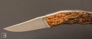   Couteau  "  P'ti pompe " par Jérémie Leclerc - L'Apyre forge - RWL-34 et Bouleau madré