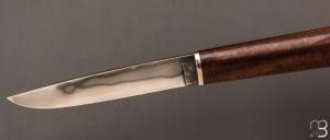    Couteau " Puukko " custom de Anthony Brochier - Gidgee et lame en C130