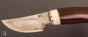  Couteau " Skinner " damas droit par Daniel Vally