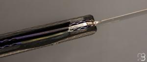    Couteau " Slimvubu " par Des Horn - Fibre de carbone et Nitrobe 77