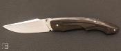 Couteau "Slipjoint" custom par Romain Lopez - Fibre de carbone et RWL-34