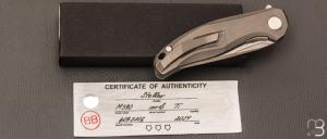   Couteau " Stellar " par Shirogorov - Titane et M390