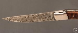  Couteau " Styl'ver damas " par Goyon Chazeau - Noyer