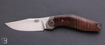  Couteau " Sweetbeat " custom par Thierry Savidan - Koa et CPM 154CM