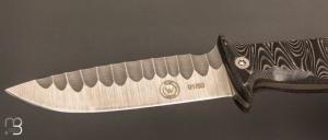  Couteau " TARASCO " Edition Limitée 20 ans de Wildsteer - N690 et Micarta noir toxifié