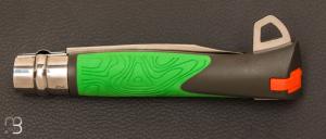 Couteau " Tire Tique " Opinel N°12 Explore - Vert