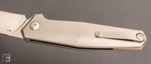   Couteau " Toko" flipper de Jens Anso - Titane et RWL34