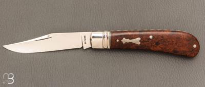 Couteau " Trapper " de Craig Brewer - Rag Micarta