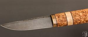  Couteau " Viking fixe " style Puukko des Forges d'Haraldr
