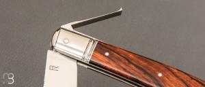   Couteau "Yatagan à palanquille " par Romain Alvarez - Bois de fer et lame en RWL34