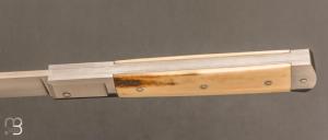   Couteau " custom " par Vincent Lafaye - Mammouth et 14c28n