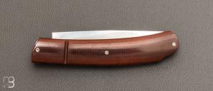   Couteau " Slipjoint " custom de Filip Kurota - Micarta Vintage et RWL34