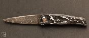 Couteau damas et fibre de carbone de Alain & Joris Chomilier