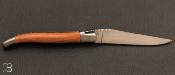 Couteau Laguiole Aubrac 12 cm eucalyptus rouge