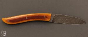 Couteau " le Névé " Micarta Westinghouse - Lame 14C28 par Tim Bernard