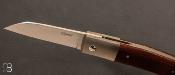 Couteau custom système à billes de Stéphane Sagric  - Micarta et RWL-34