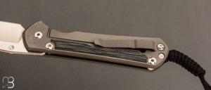  Couteau Sebenza 31 Large Black Micarta inlay  " L31-1200 de Chris Reeve 