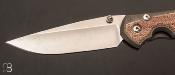 "Sebenza 31 Large Natural Micarta inlay" L31-1212 de Chris Reeve