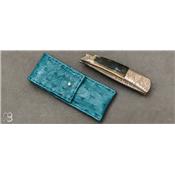 Couteau de poche A&J Chomilier Damas carbone "explosion