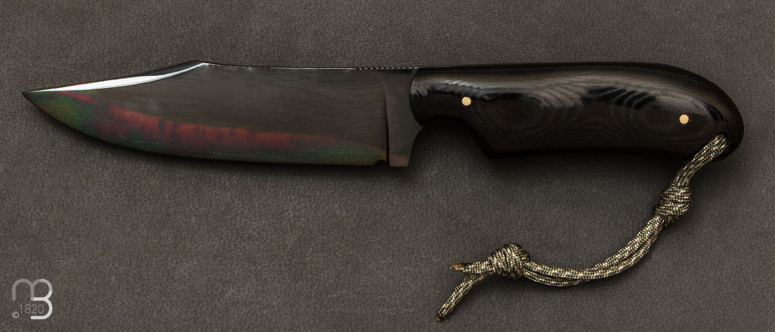 Couteau de cou Street Bowie noir custom