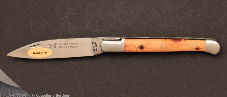 Couteau de poche Saint-Martin Genévrier par Le Fidèle