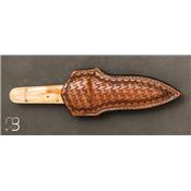Couteau de botte Ivoire de mammouth par D'Alton Holder n°10